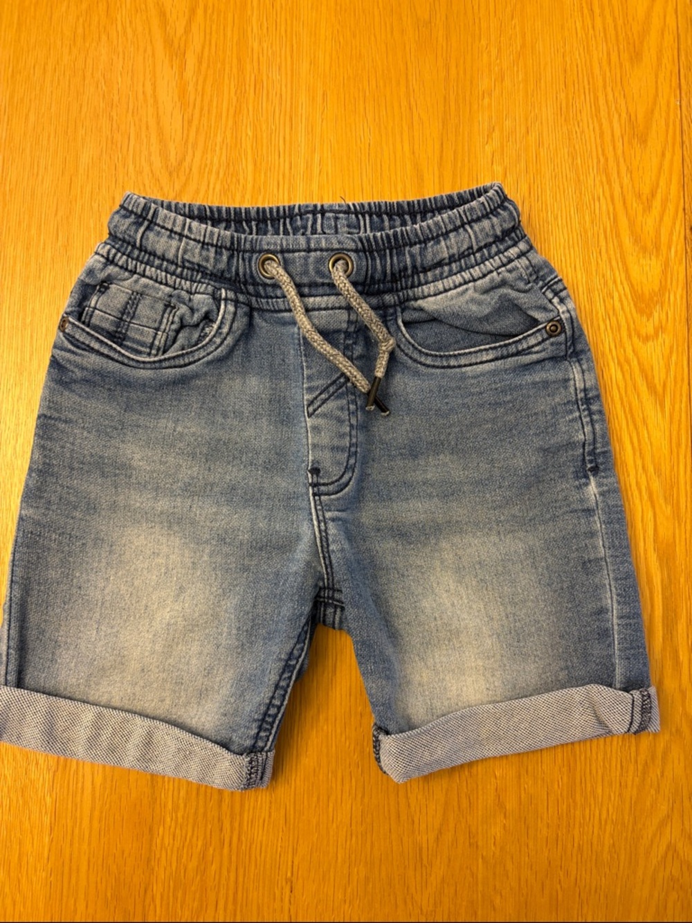 Kids Lightweight Denim Shorts - Blue - size 4 years